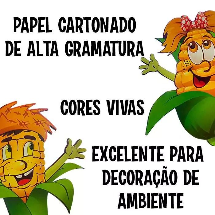 ENFEITE MILHO PAPELAO C/6
